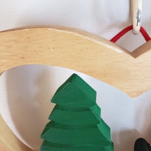 Vnt 80s Contry Christmas hanging - Picture 5 of 8